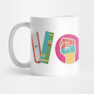 Vote Banned Books Reproductive Rights Political Activism Gift For Women Mug